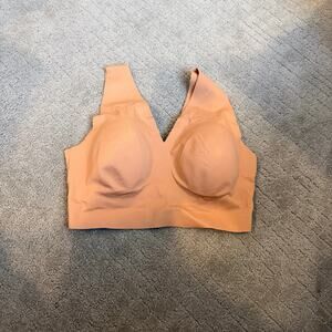Shapermint S Wireless Pullover Bonded Bralette Latte NWOT